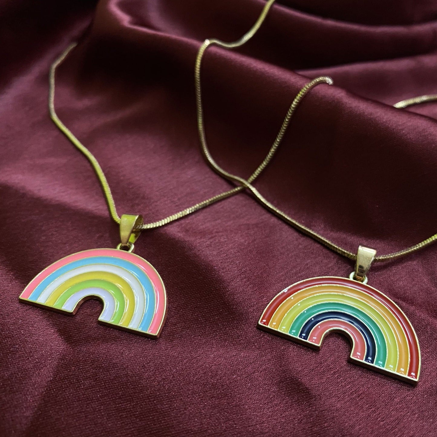 Rainbow Necklace - Zenee.in-Necklaces