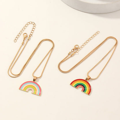 Rainbow Necklace - Zenee.in-Necklaces