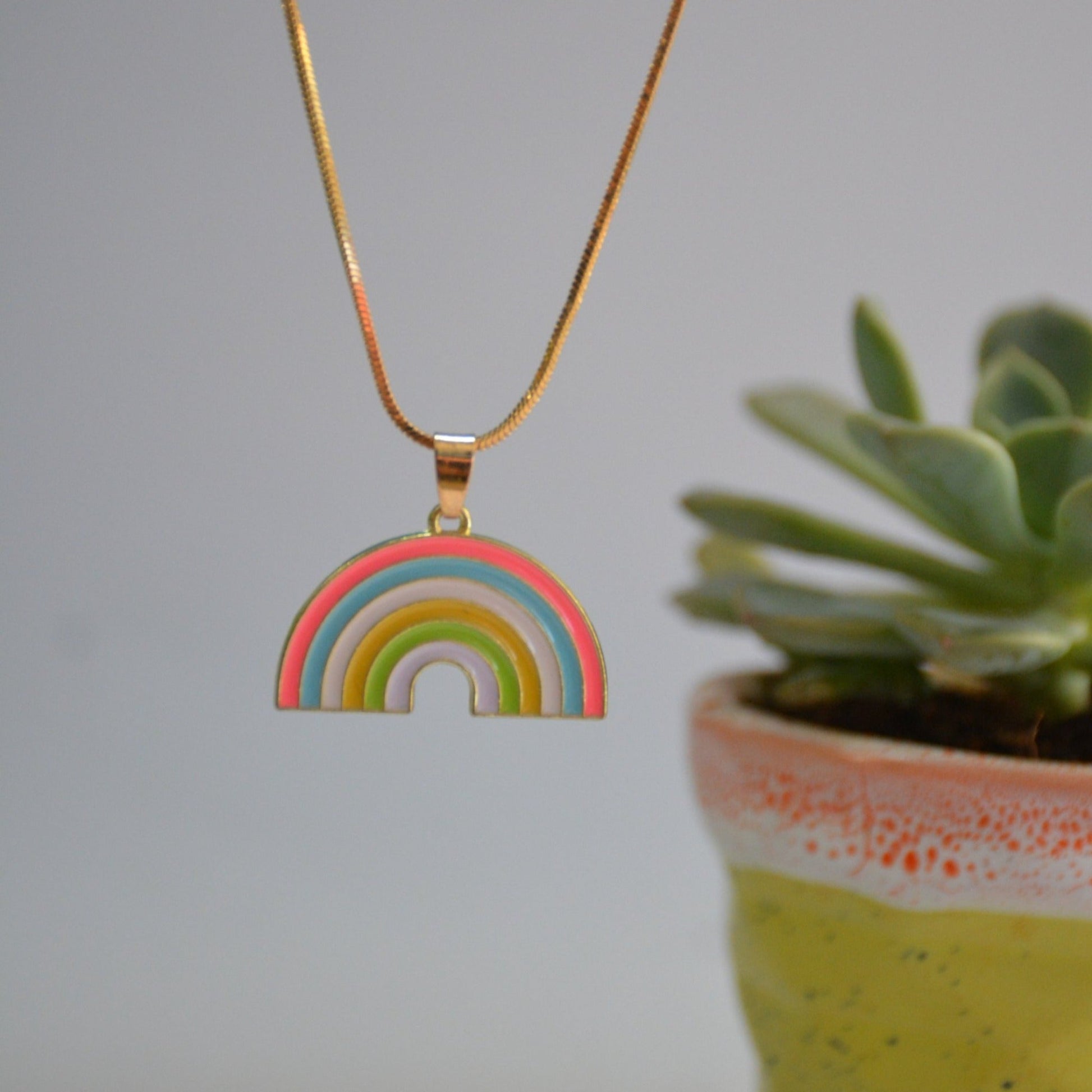 Rainbow Necklace - Zenee.in-Necklaces