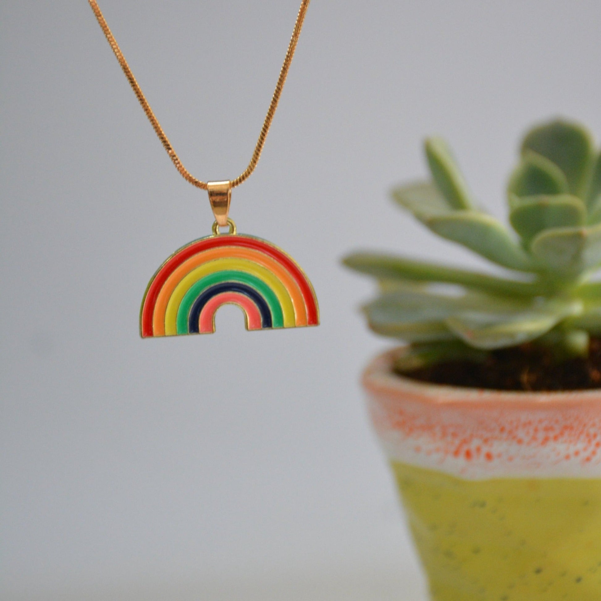 Rainbow Necklace - Zenee.in-Necklaces