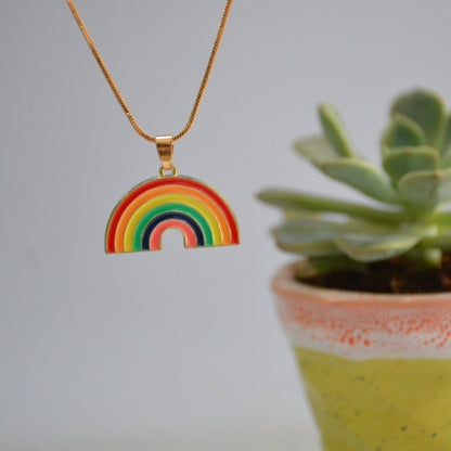 Rainbow Necklace - Zenee.in-Necklaces