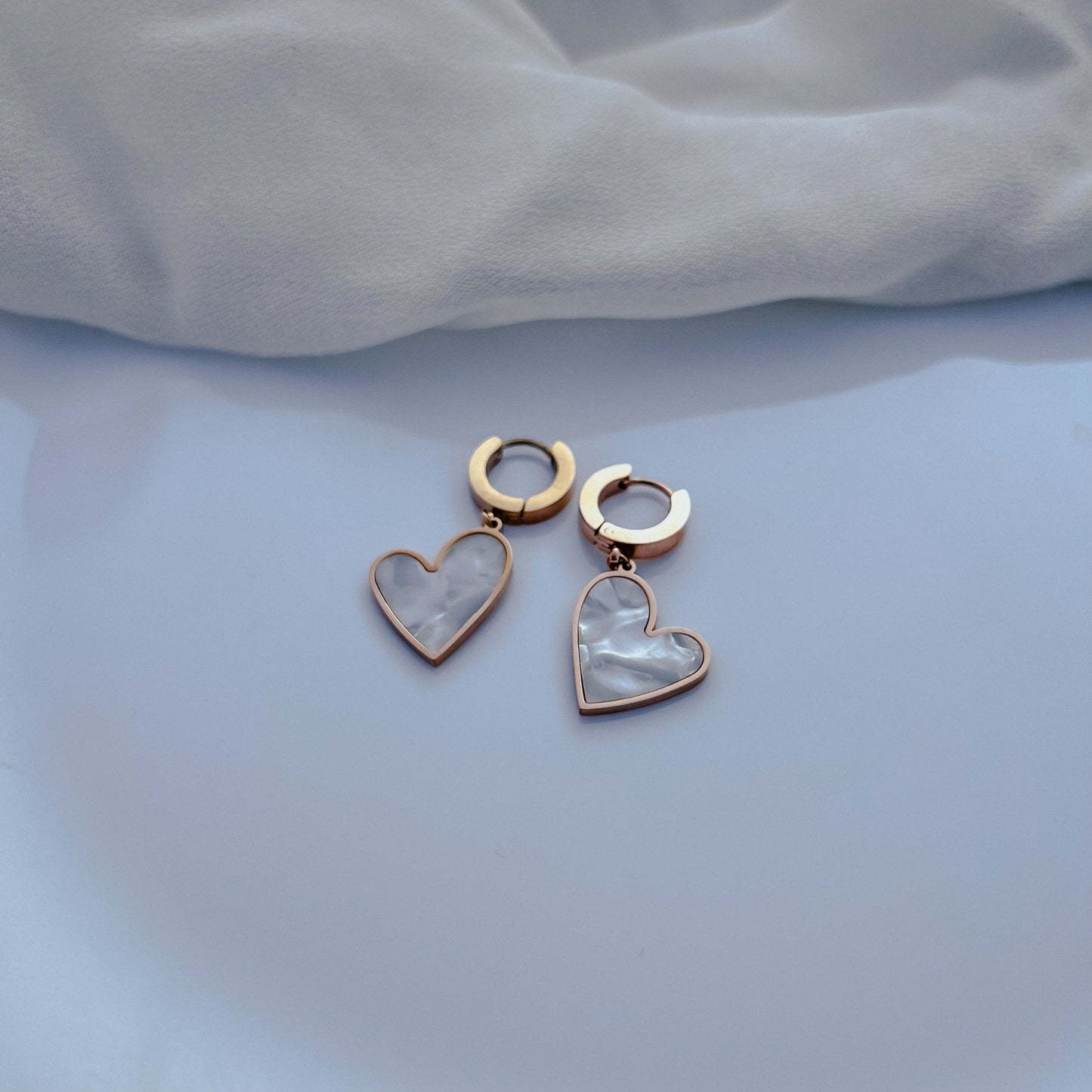 Ruba Heart Earrings - Zenee.in-Earrings