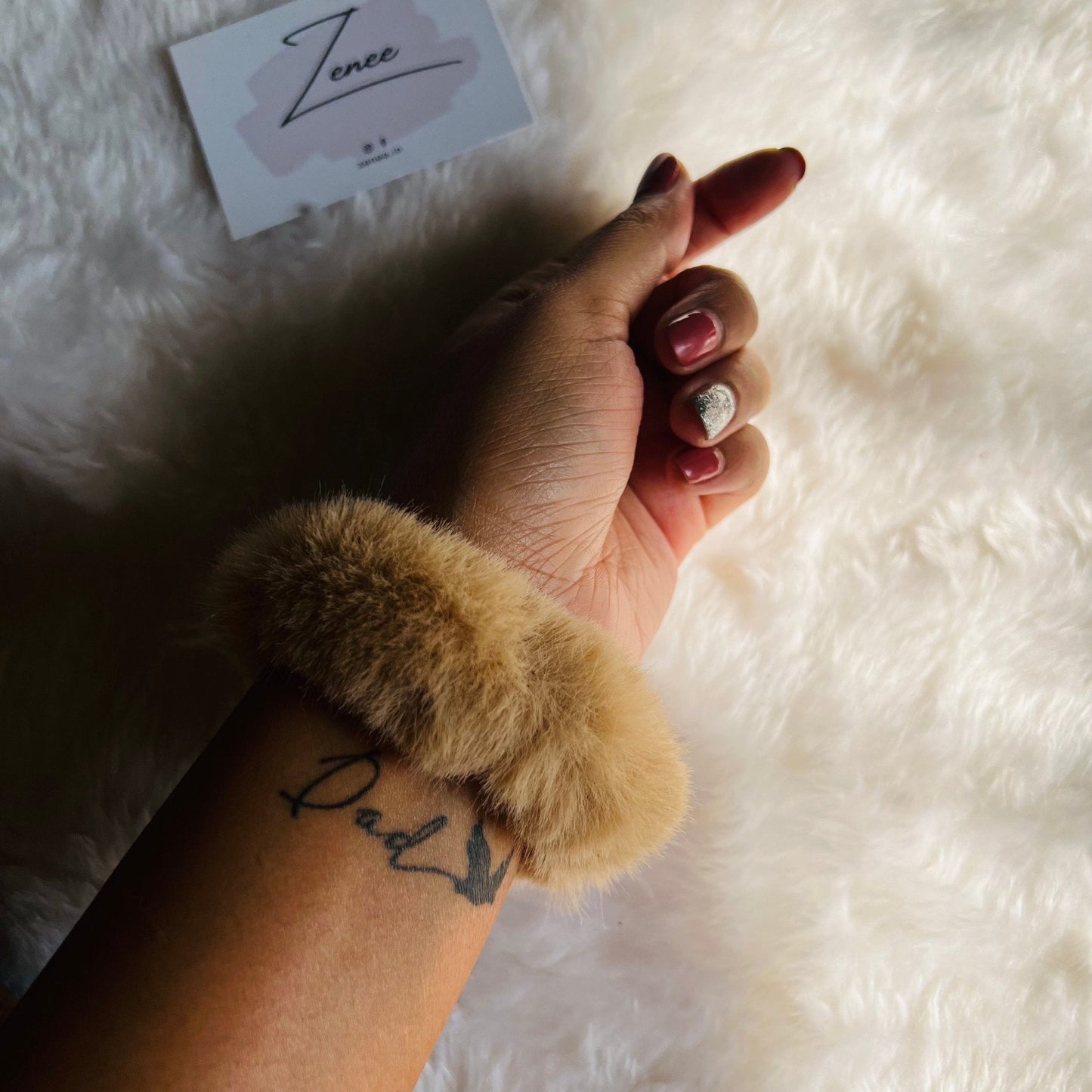 Soft Faux Fur Hair Scrunchies - Zenee.in-Hair Accessories