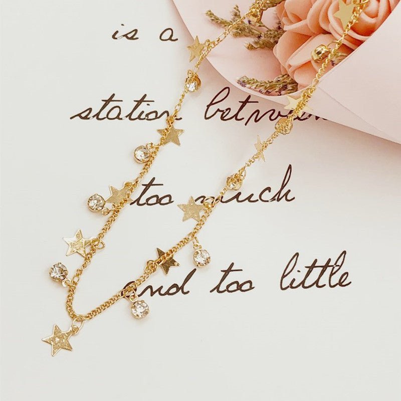 Star Charm Necklace - Zenee.in-Necklaces