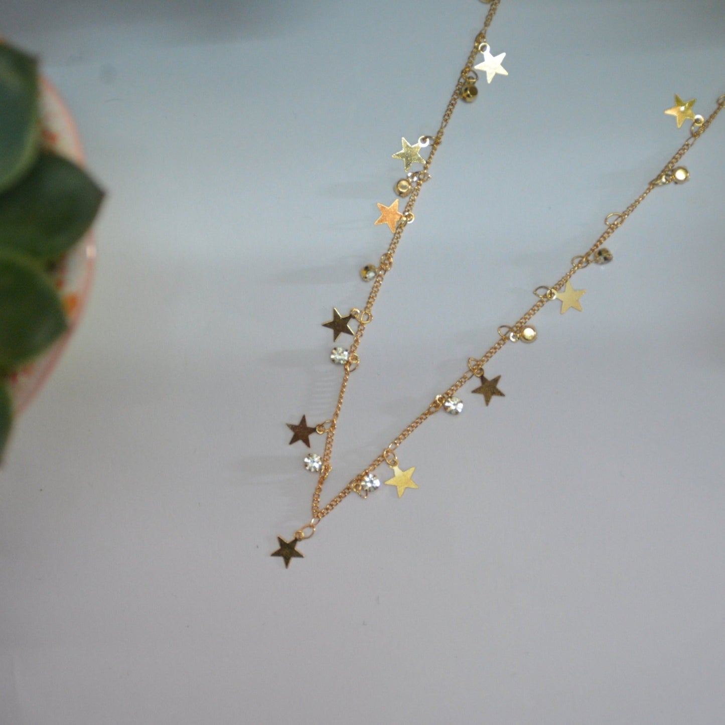 Star Charm Necklace - Zenee.in-Necklaces