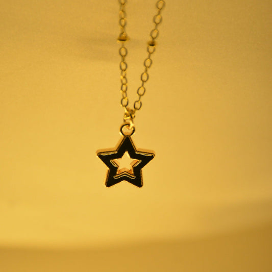 Star Pendant Necklace - Zenee.in-Necklaces