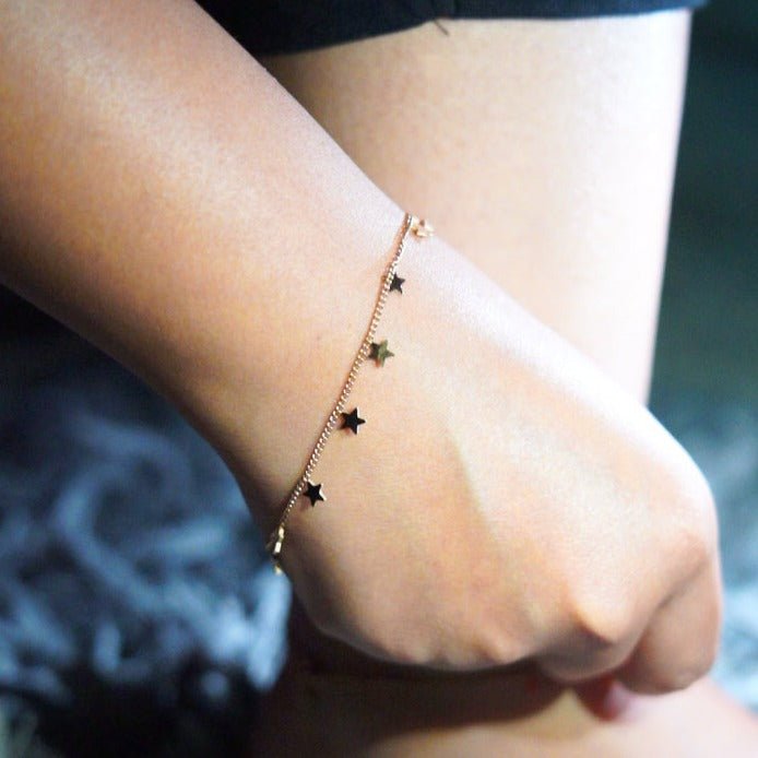 Stary Bracelet Cum Anklet - Zenee-Bracelets