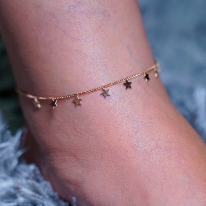 Stary Bracelet Cum Anklet - Zenee-Bracelets