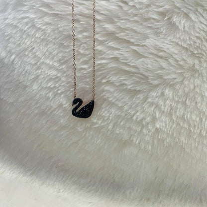 Swan Pendant Necklace - Zenee.in-Necklaces