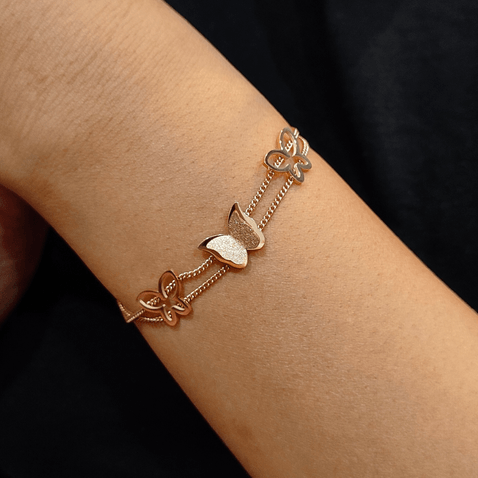 Trio Butterfly Bracelet - Zenee.in-Bracelets