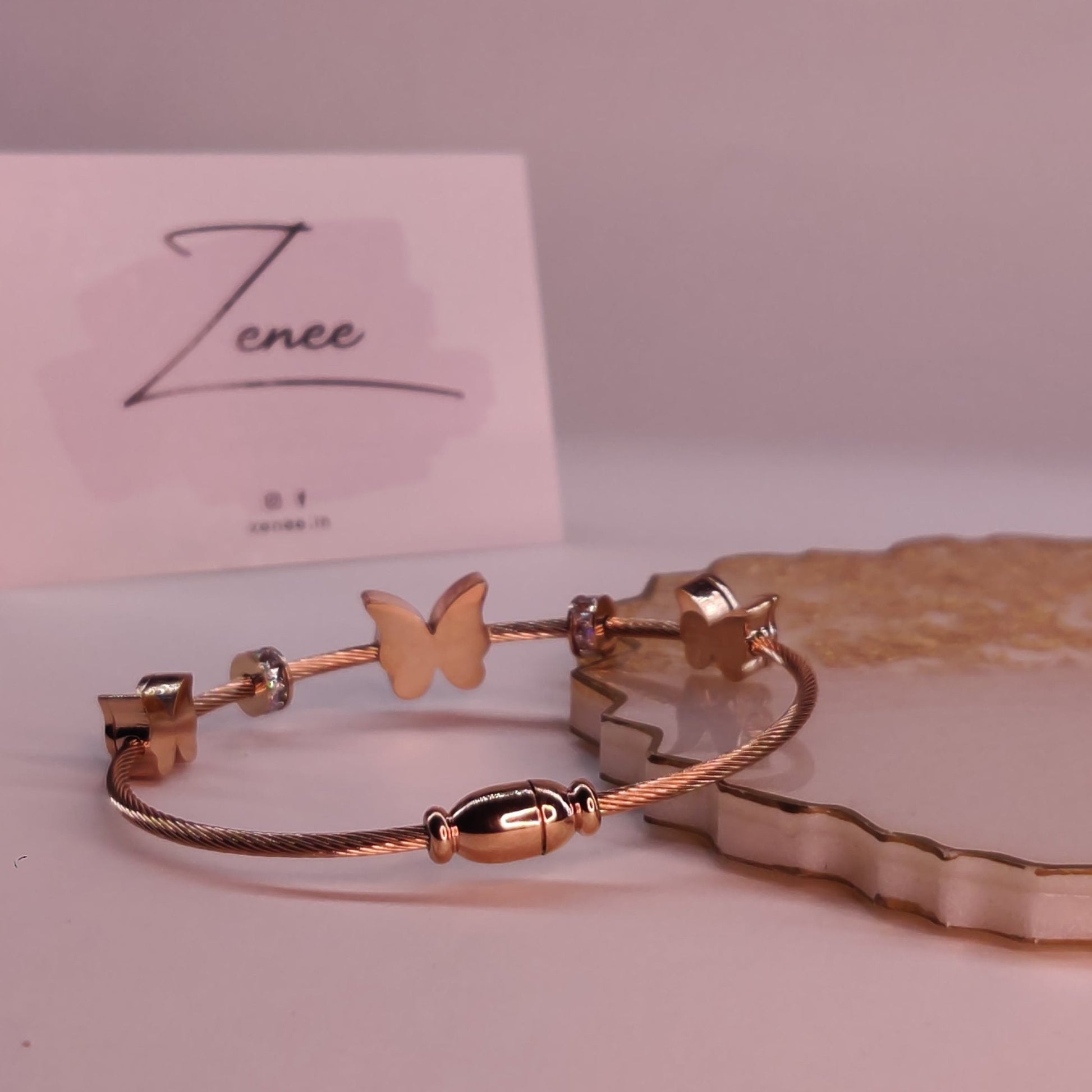 Vera Butterfly Bracelet - Zenee.in-Bracelets