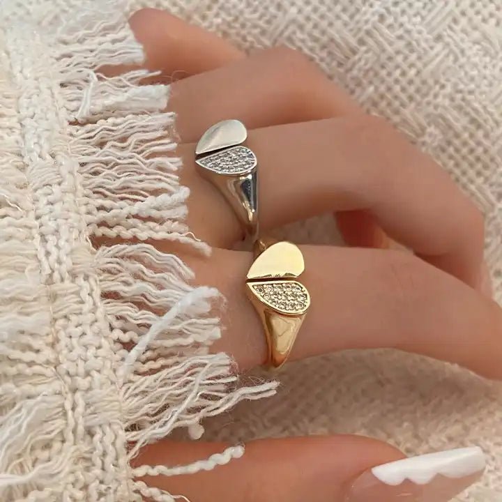 Vera Heart Ring - Zenee-Rings