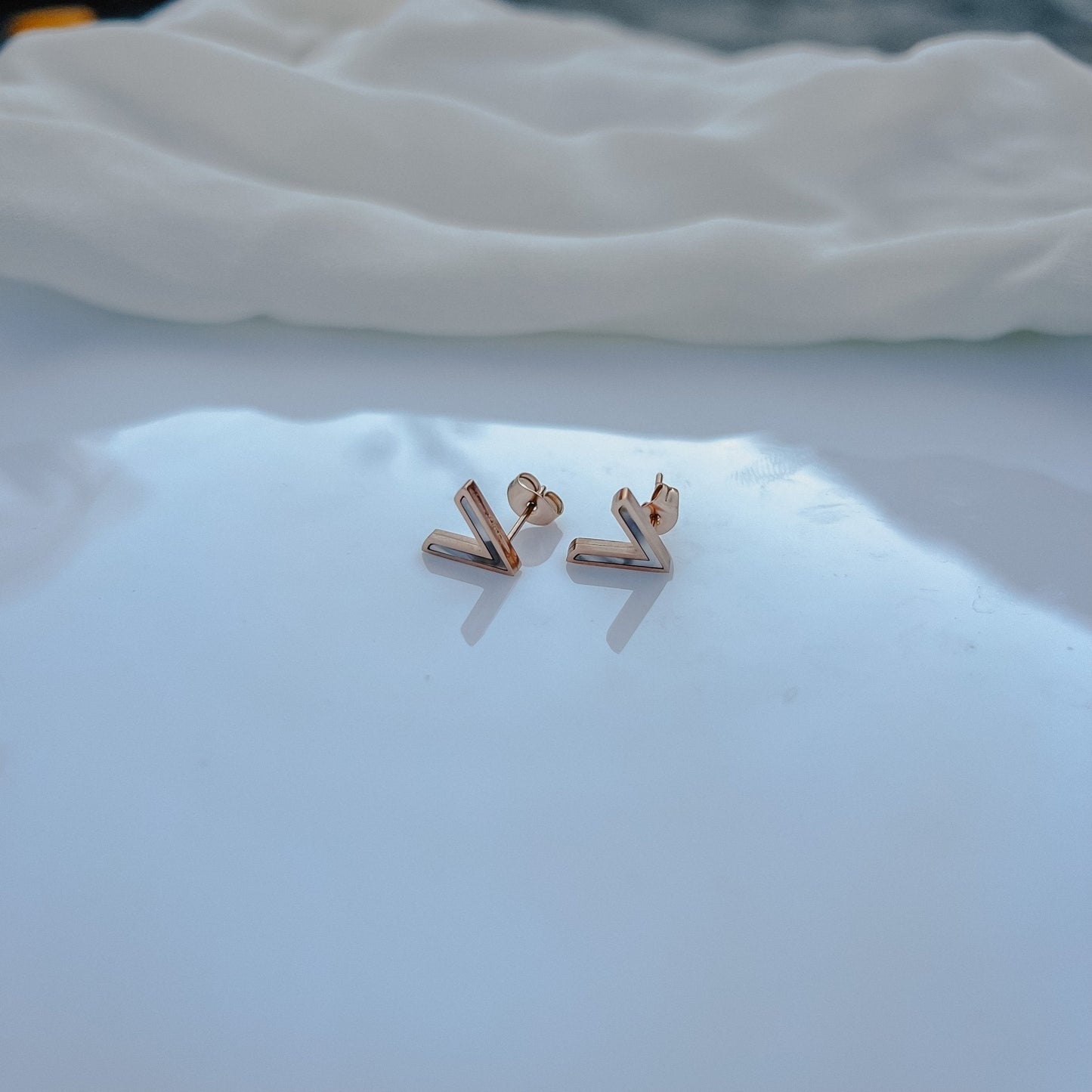 Vov V Studs - Zenee.in-Earrings