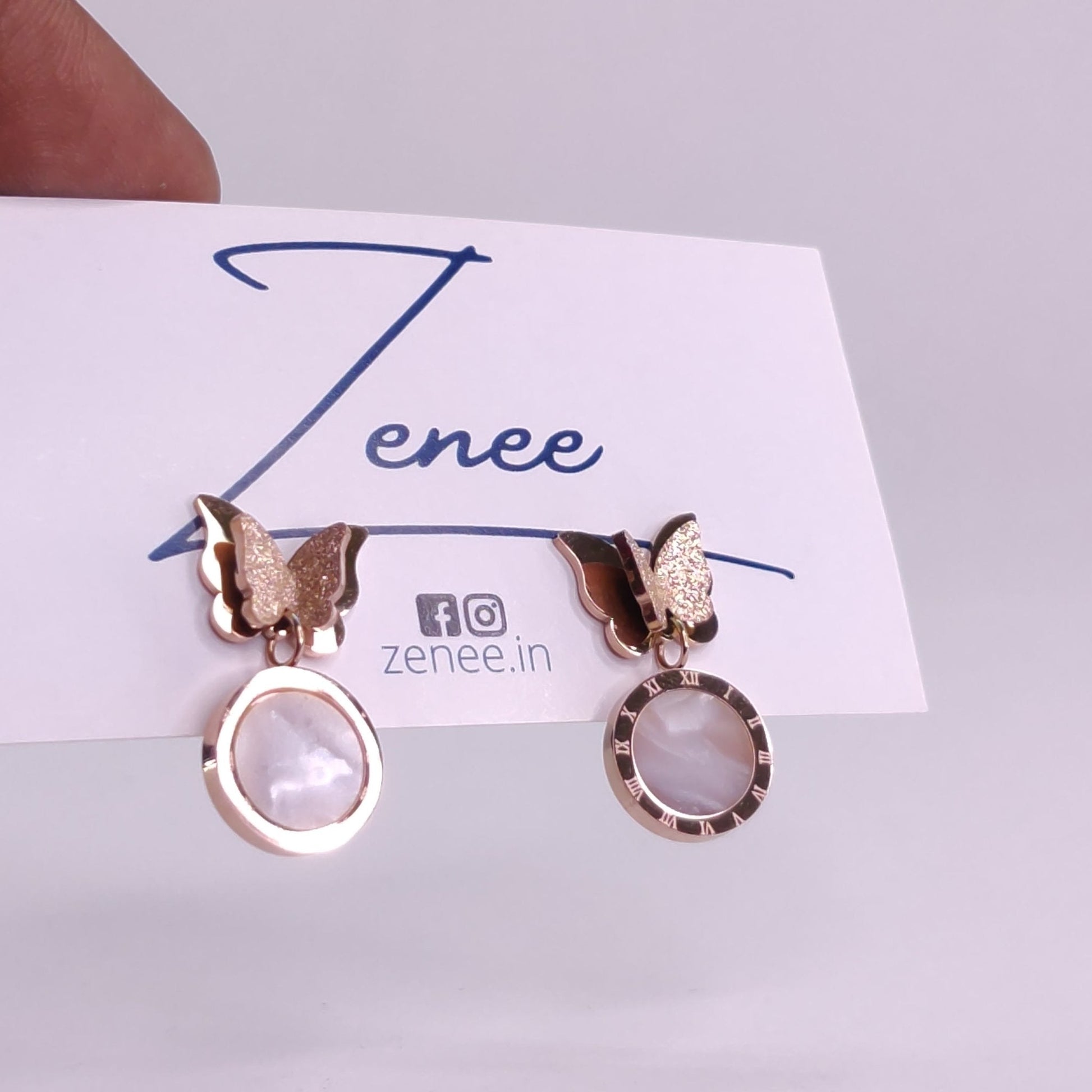 Zuri Butterfly Earrings - Zenee.in-Earrings