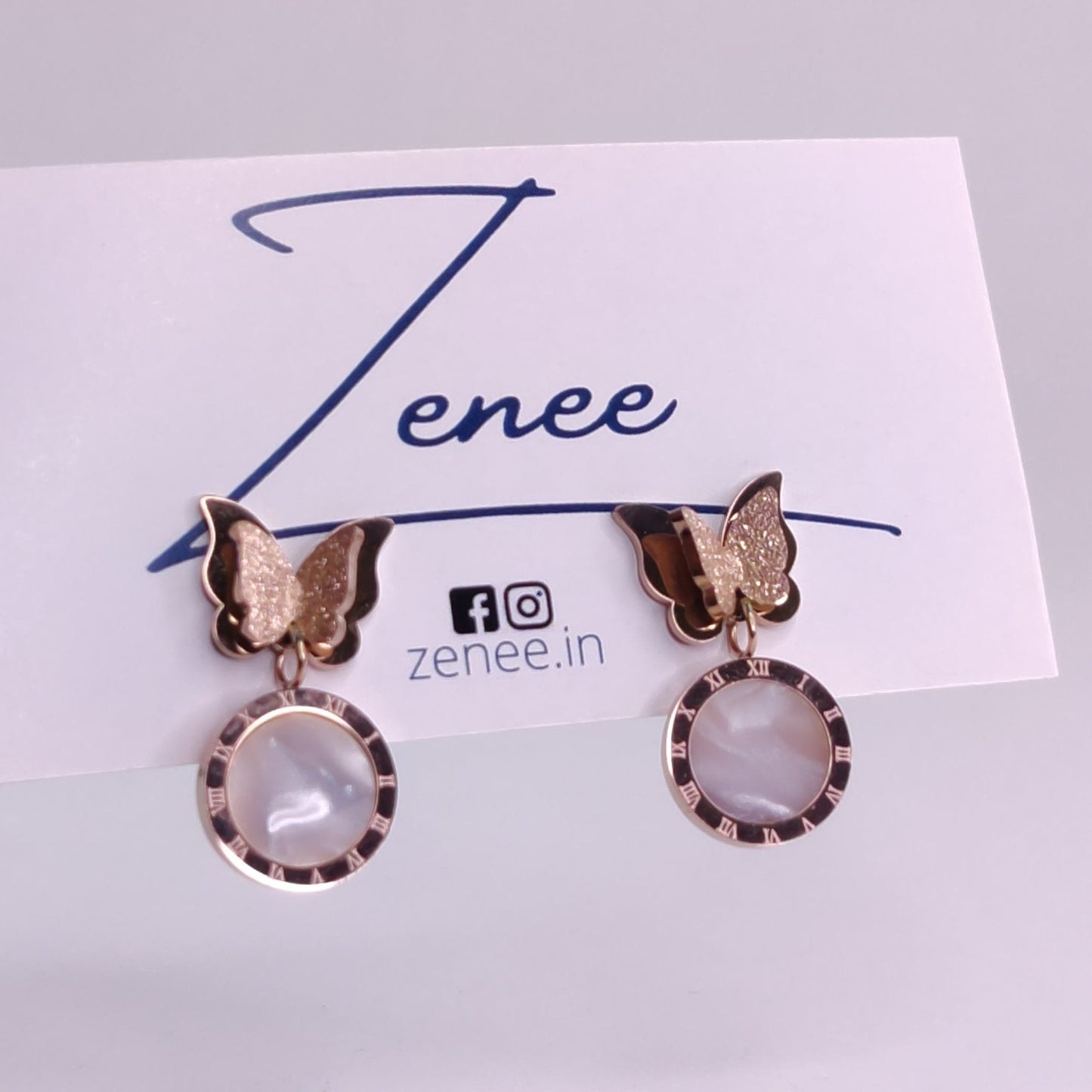 Zuri Butterfly Earrings - Zenee.in-Earrings