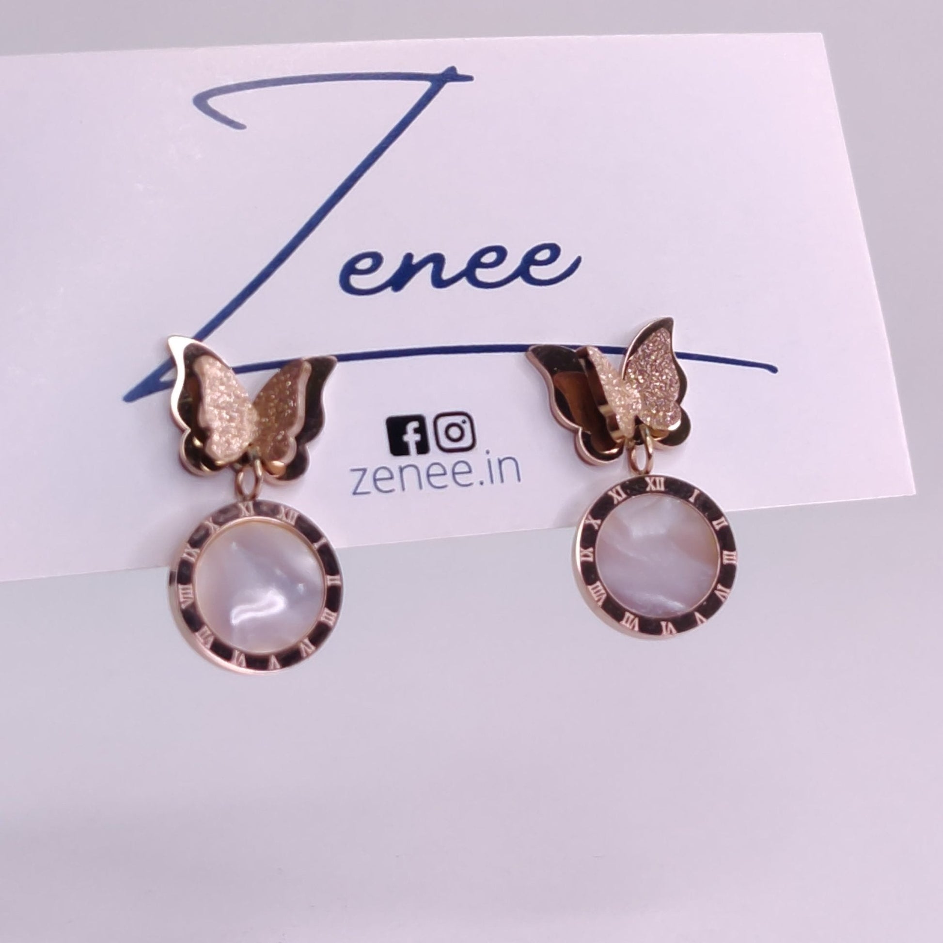 Zuri Butterfly Earrings - Zenee.in-Earrings